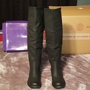 Madden Girl size 10 wide calf over the knee boots